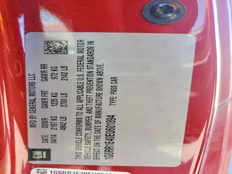 2014 Cadillac Elr Luxury