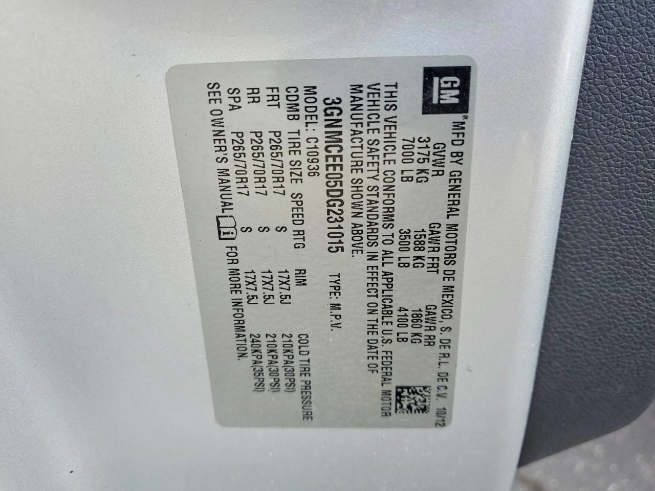 2013 Chevrolet Avalanche LS