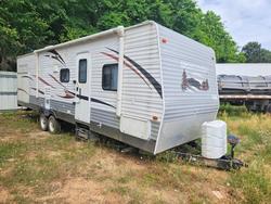 Salvage trucks for sale at Shreveport, LA auction: 2013 KZ Sportsmen Camper