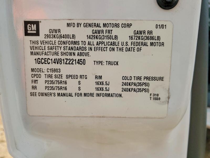 2001 Chevrolet Silverado C1500