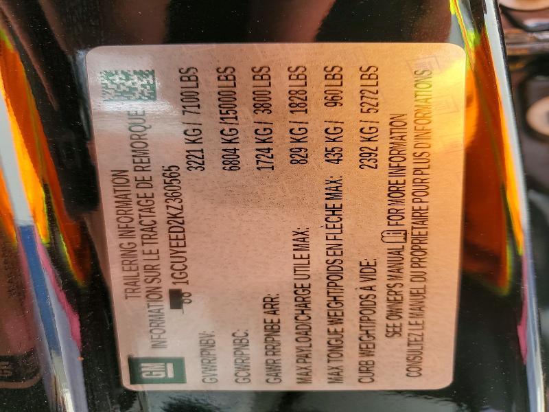 2019 Chevrolet Silverado K1500 RST