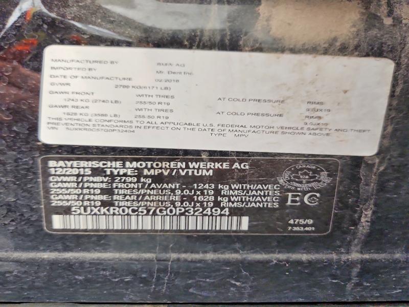 2016 BMW X5 Xdrive35i