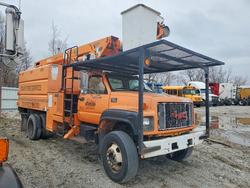 GMC salvage cars for sale: 2002 GMC C7000 Forestry Bucket Truck