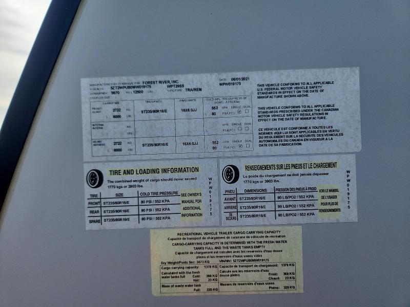 2021 Foresriver 2021 Forest River Work and Play Camper