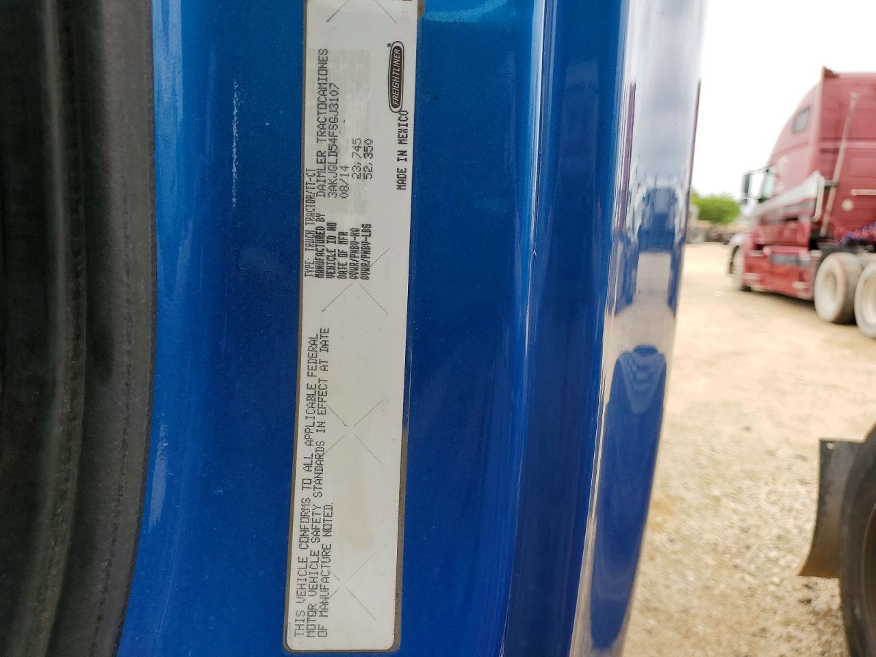 2015 Freigliner 2015 Freightliner Cascadia Semi Truck