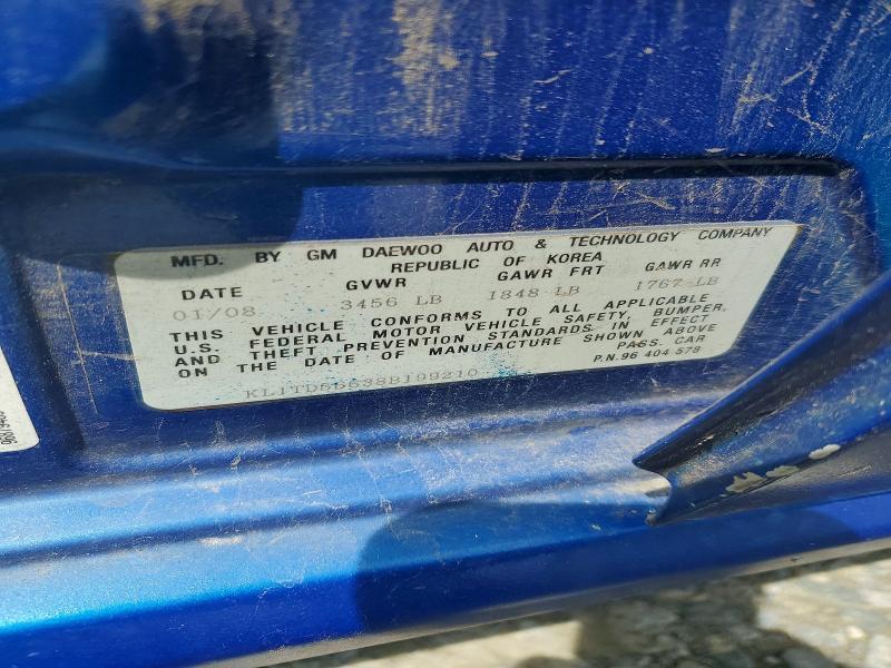 2008 Chevrolet Aveo Base