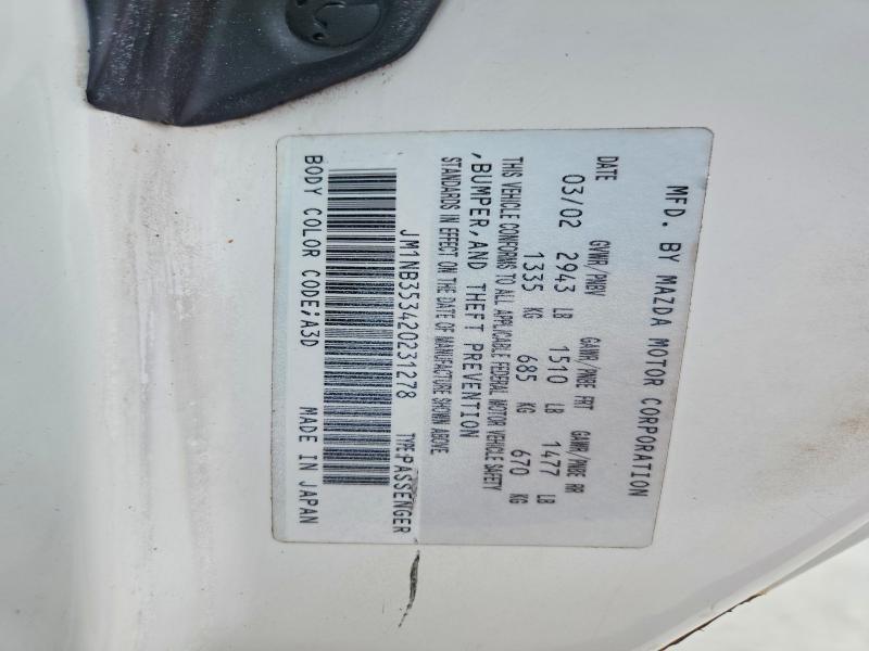 2002 Mazda Mx-5 Miata Base