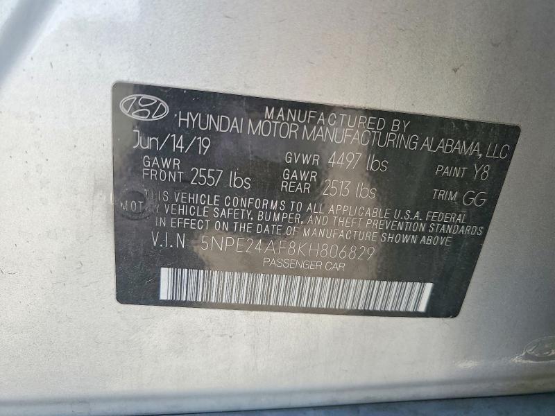 2019 Hyundai Sonata se