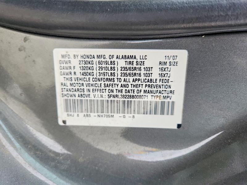 2008 Honda Odyssey lx