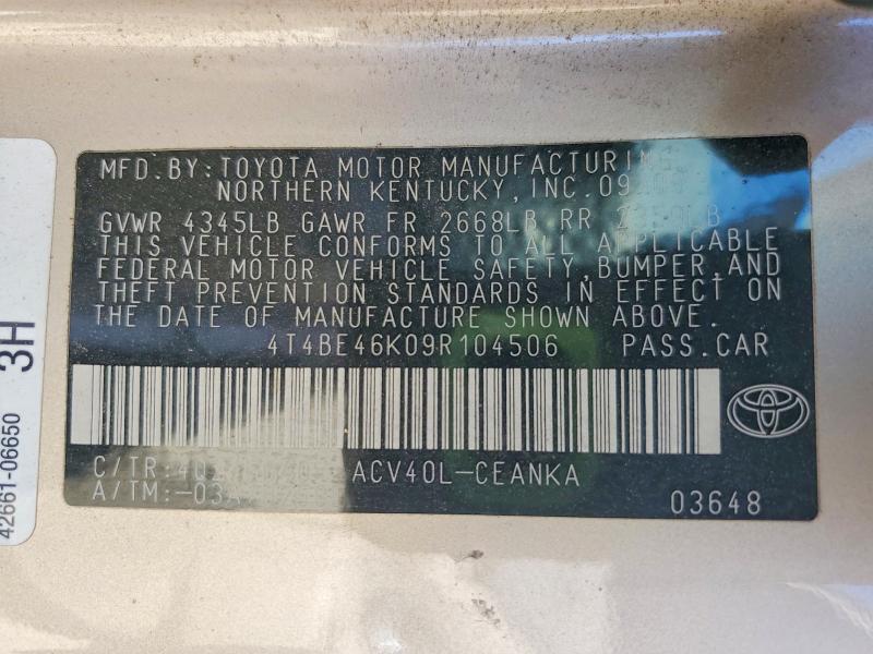 2009 Toyota Camry le