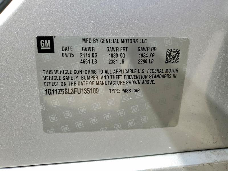 2015 Chevrolet Impala ls