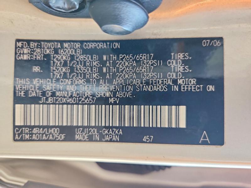 2006 Lexus Gx 470 Base