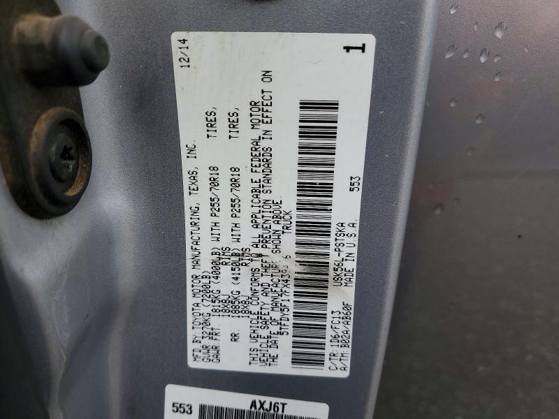 2015 Toyota Tundra SR5
