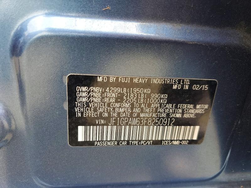 2015 Subaru Impreza Sport Limited