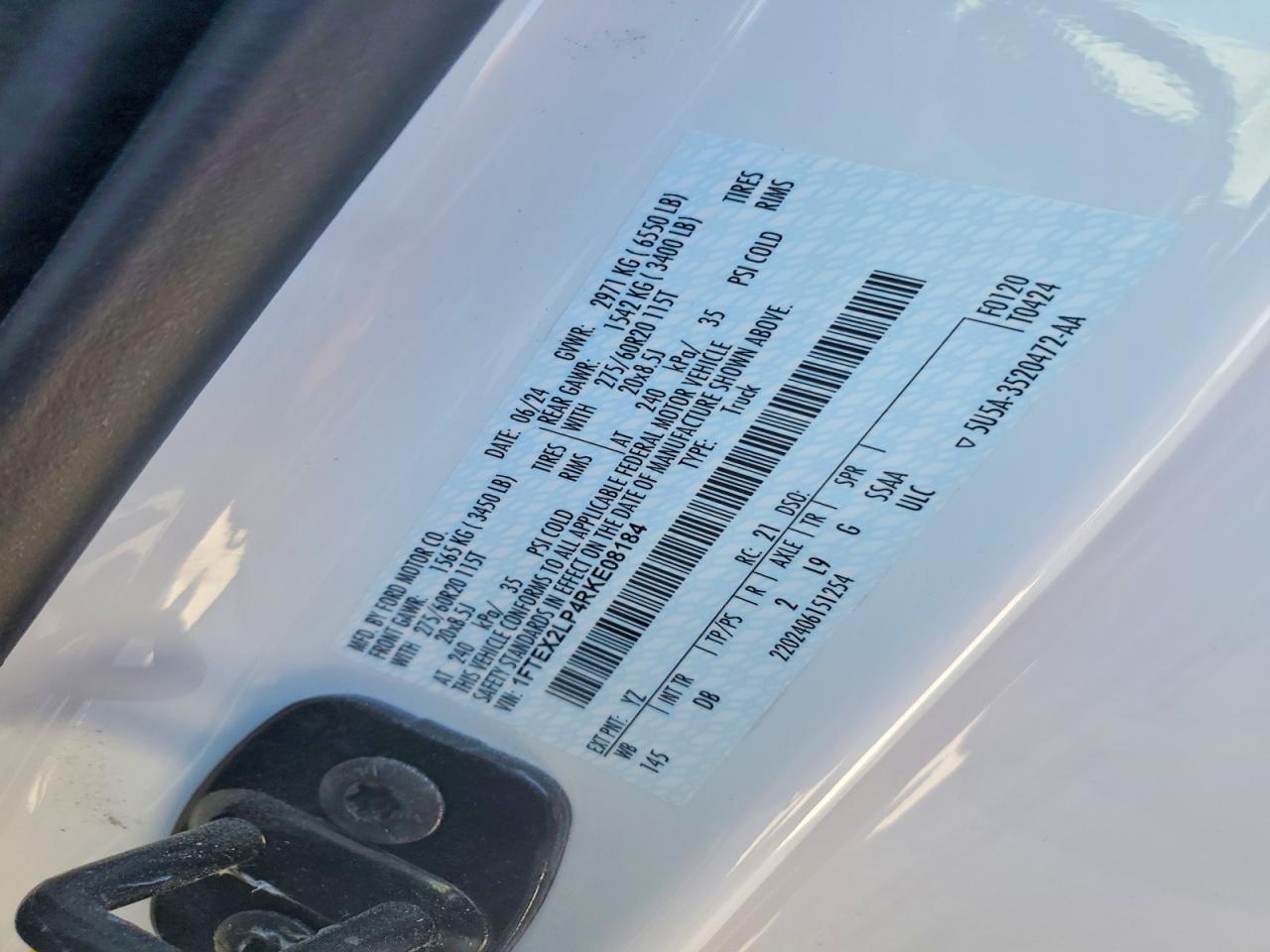 2024 Ford F150 STX