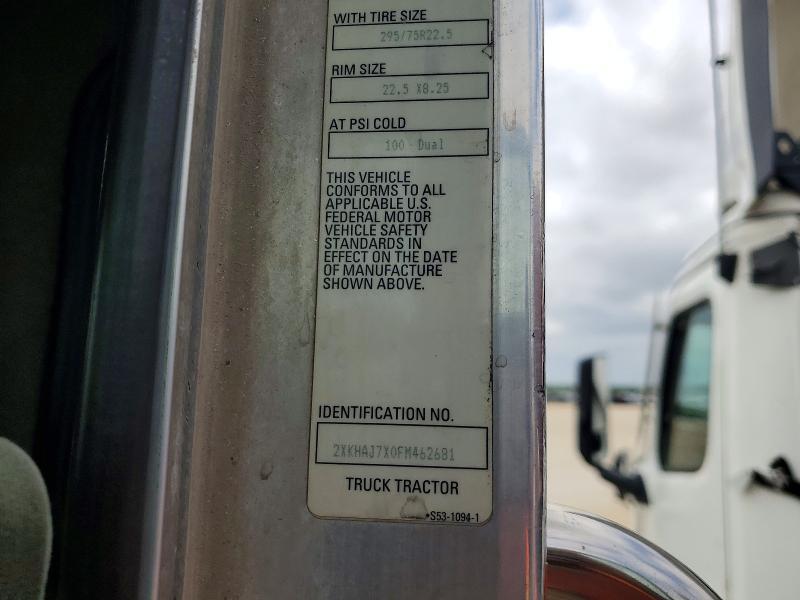 2015 Kenworth T370 Semi Truck