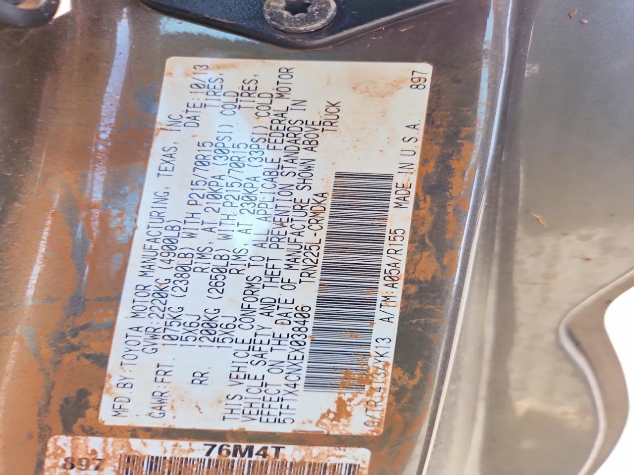 2014 Toyota Tacoma Base