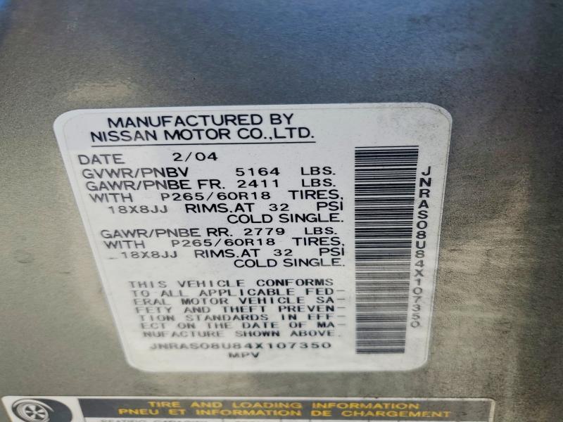 2004 Infiniti Fx35 Base