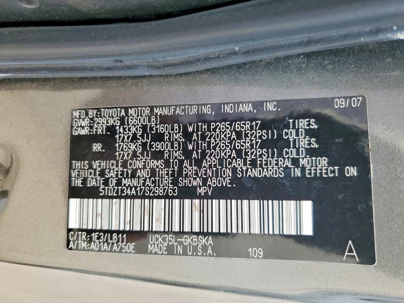 2007 Toyota Sequoia SR5
