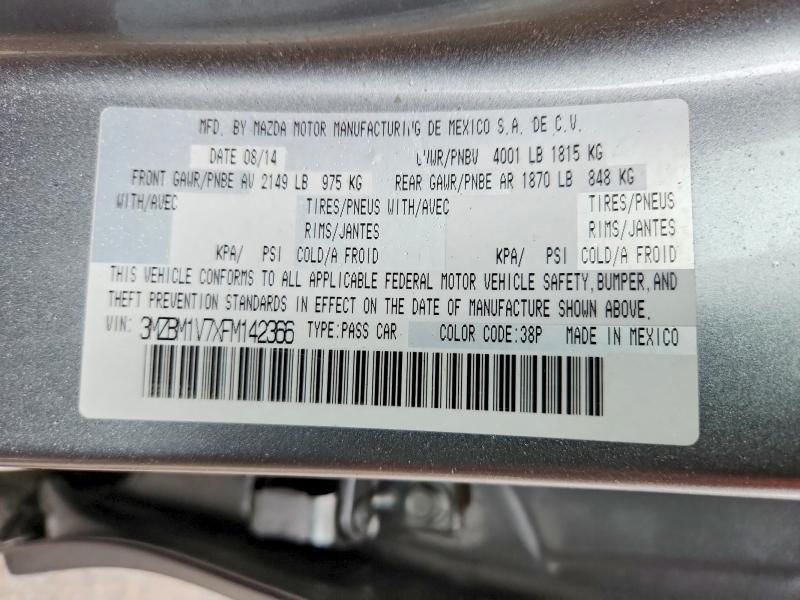 2015 Mazda 3 Touring