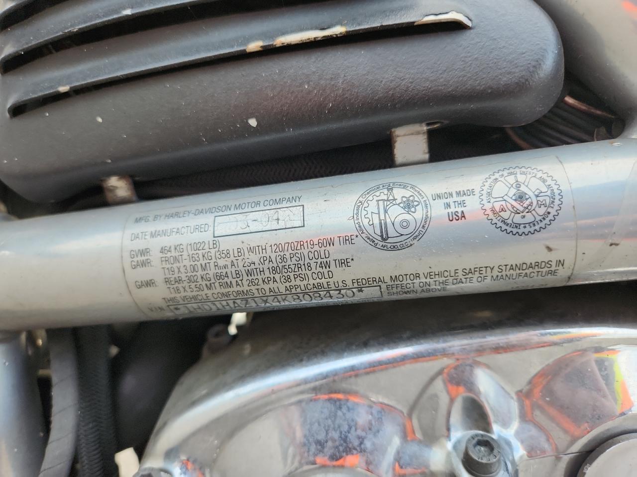 2004 Harley-Davidson Vrsca