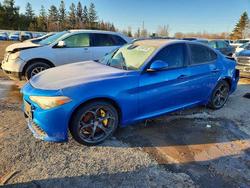 Alfa Romeo salvage cars for sale: 2018 Alfa Romeo Giulia ti Q4
