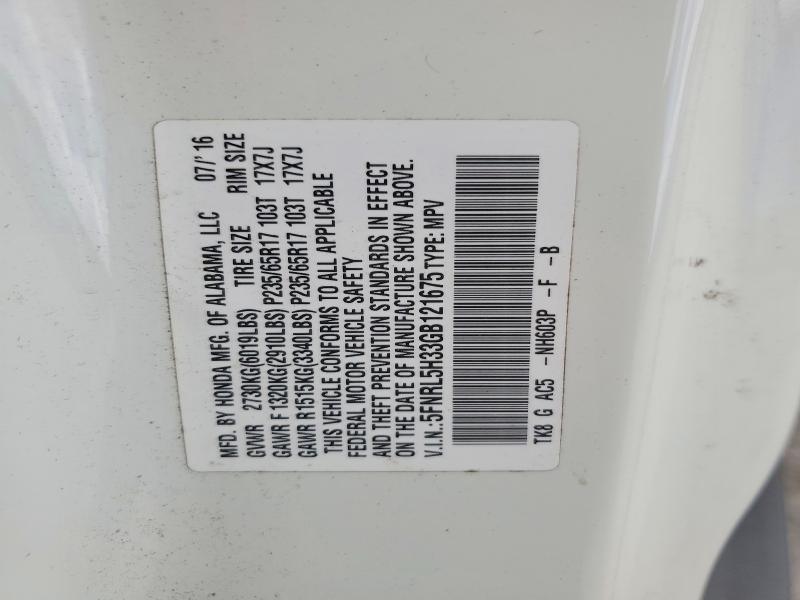2016 Honda Odyssey se