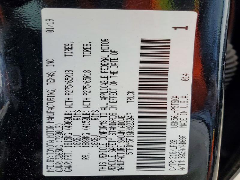 2019 Toyota Tundra trd pro