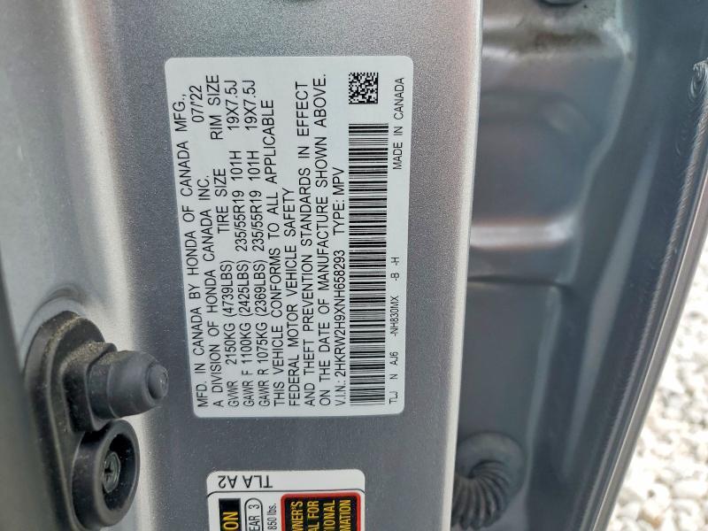 2022 Honda Cr-v Touring