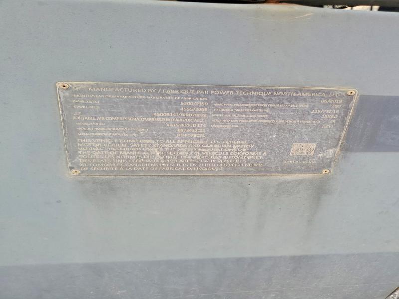 2019 Atlascopco AIR Compressor