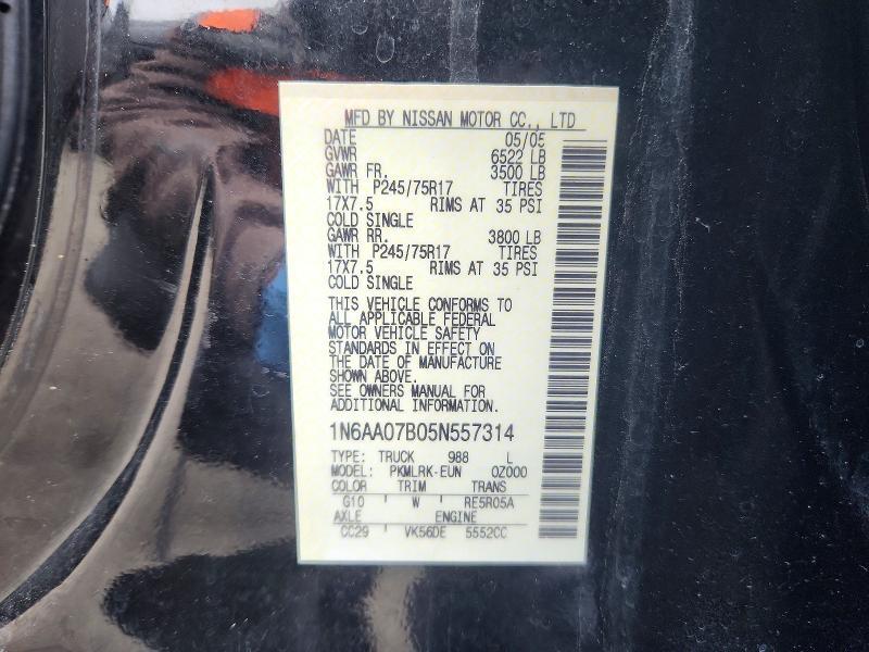 2005 Nissan Titan XE