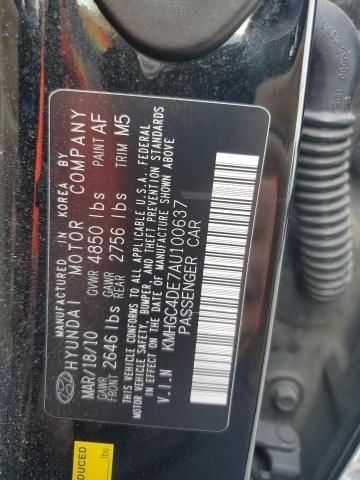 2010 Hyundai Gens 3.8l/4.6l