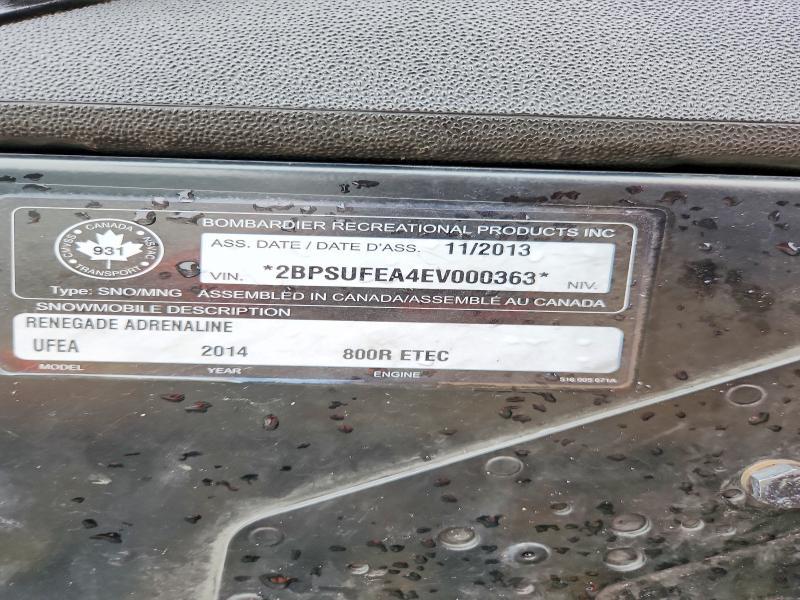 2014 Skidoo Snowmobile