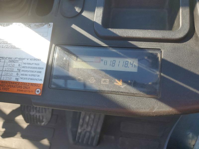 2016 Toyota 8FGCU20 Forklift