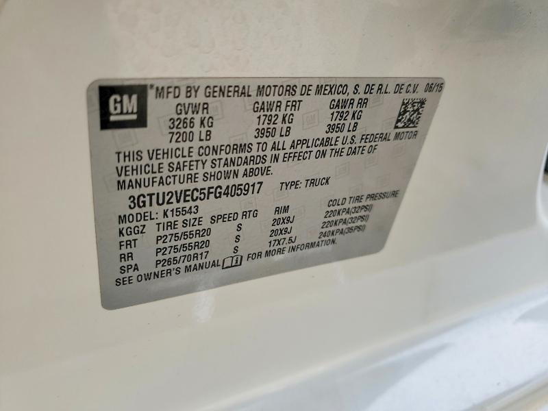 2015 GMC Sierra K1500 SLT