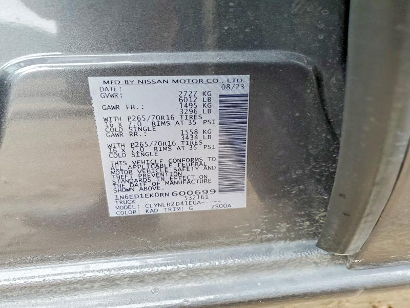 2024 Nissan Frontier sv