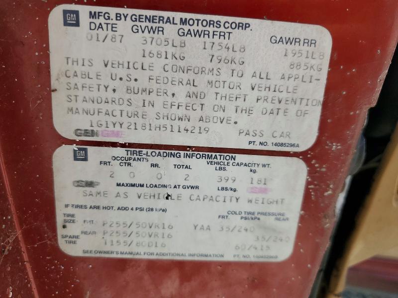 1987 Chevrolet Corvette