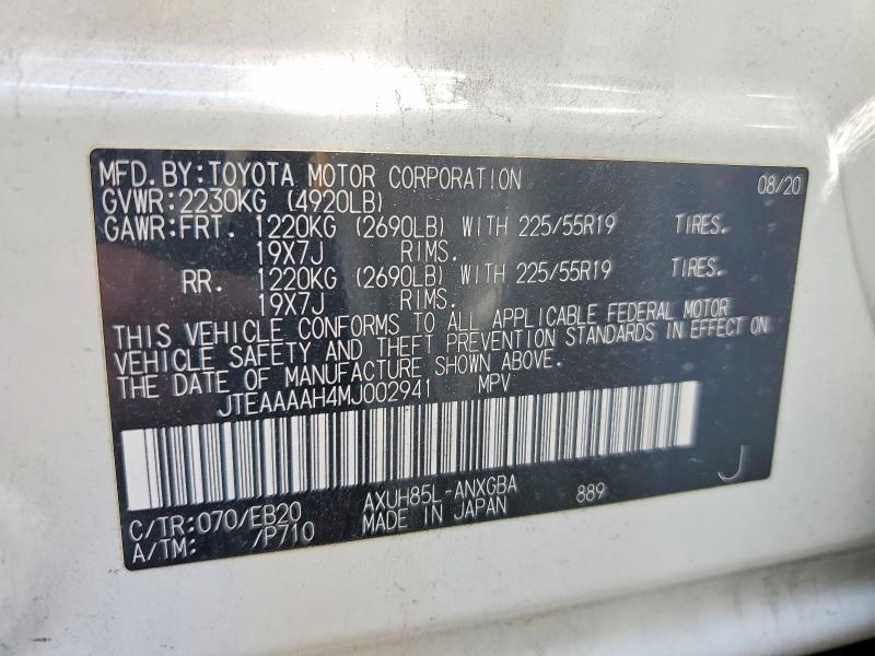 2021 Toyota Venza xle