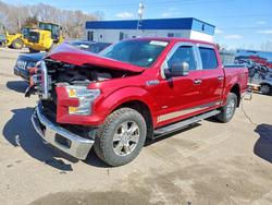 Salvage trucks for sale at Ham Lake, MN auction: 2015 Ford F150 Supercrew