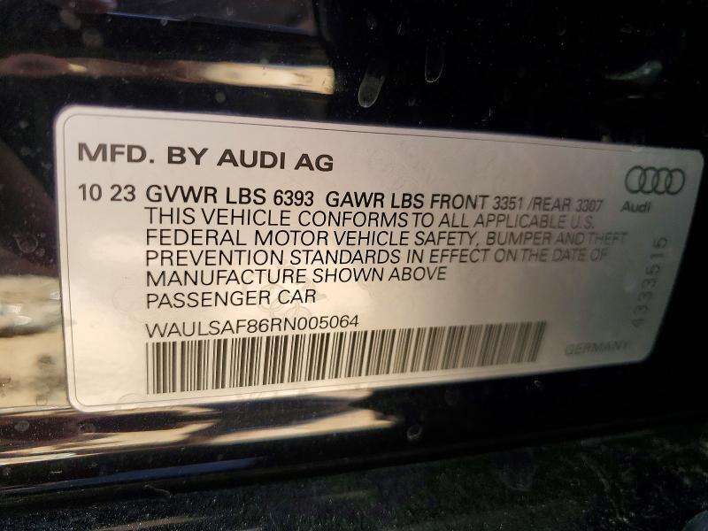 2024 Audi S8 Quattro