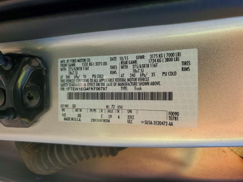 2015 Ford F150 Supercrew