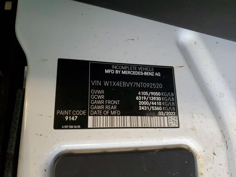 2022 Mercedes-Benz Sprinter Delivery van