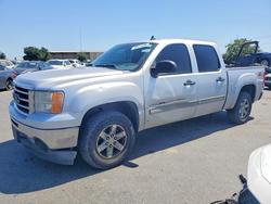 Salvage trucks for sale at San Martin, CA auction: 2012 GMC Sierra K1500 SLE