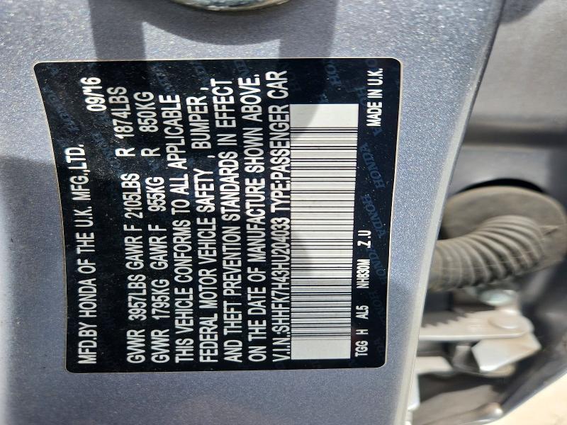 2017 Honda Civic Sport