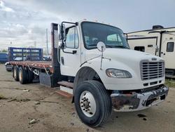 Salvage trucks for sale at Woodhaven, MI auction: 2016 Freightliner Business Class M2 Flatbed Truck