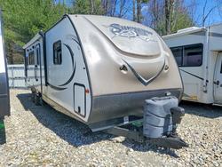 Salvage trucks for sale at West Warren, MA auction: 2015 Foresriver 2015 Forest River Surveyor Camper