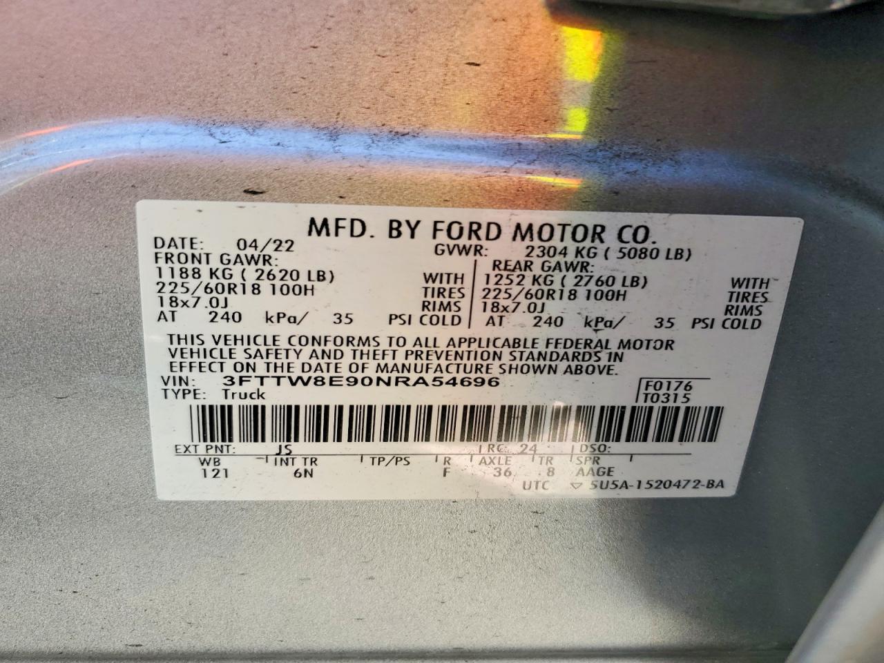 2022 Ford Maverick XL