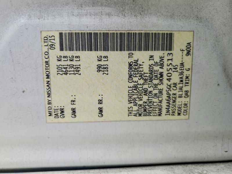 2016 Nissan Maxima 3.5 sr