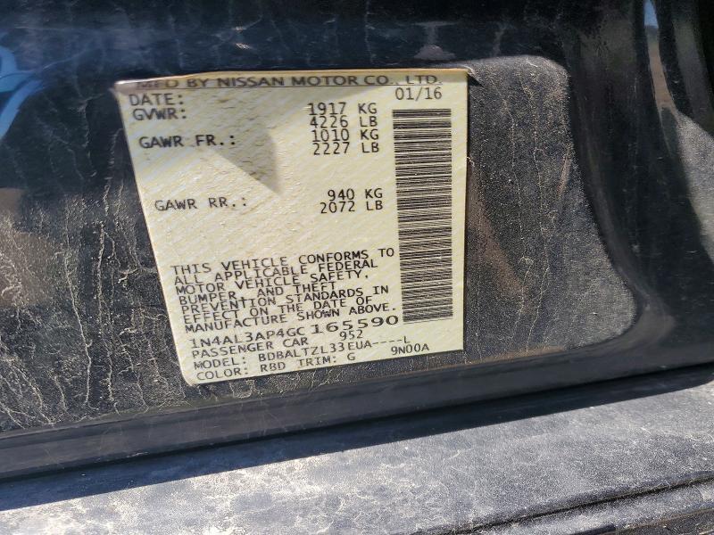 2016 Nissan Altima 2.5 sl