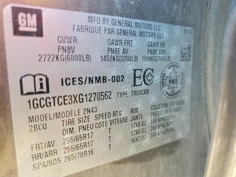 2016 Chevrolet Colorado LT